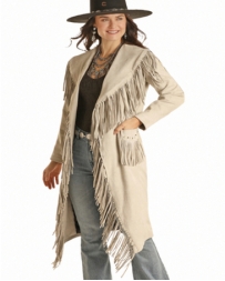 Powder River Outfitters Ladies' Long Suede Fringe Jacket