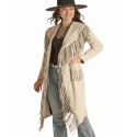 Powder River Outfitters Ladies' Long Suede Fringe Jacket