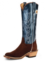 Olathe Boot Company® Men's Rev Waxy Kudu 16" Blu Luster