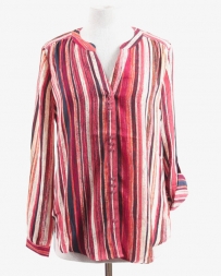 Kerenhart® Ladies' Striped Button Down Blouse