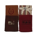 M&F Western Products® 4 PC Cowboy Kitchen Towel Set