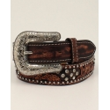 Angel Ranch® Ladies' Tooled Bling Underlay Belt