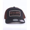 Cactus Ropes® Men's Black/Brown Flexfit Cap