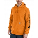 Carhartt® Men's Midweight Sleeve Logo Hoodie