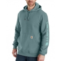 Carhartt® Men's Midweight Sleeve Logo Hoodie