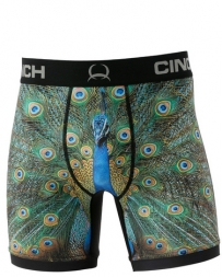 Cinch® Men's 6" Boxer Brief Peacock