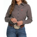 Cinch® Ladies' L/S Print Performance Shirt