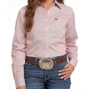 Cinch® Ladies' Stripe LS Performance Shirt