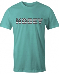 Hooey® Men's Patriot Tee Turquoise