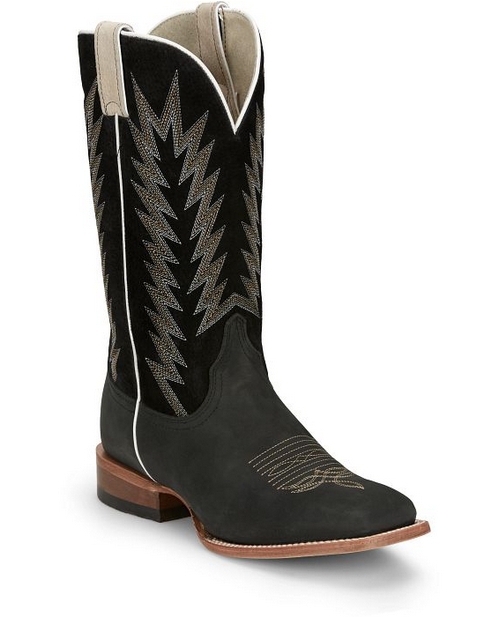 Justin® Boots Men's Hombre Matte Black Square toe Fort Brands