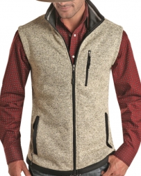 Powder River Outfitters Men's Knit Vest Natural