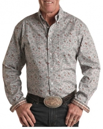 Rock & Roll Cowboy® Men's LS Button Down Print Shirt