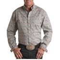 Rock & Roll Cowboy® Men's LS Button Down Print Shirt