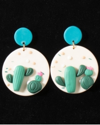 Silver Strike® Ladies' Cactus Scene Earrings