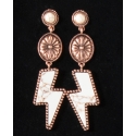 Silver Strike® Ladies' Lightning Bolt Earrings