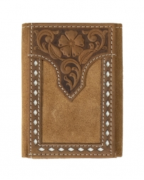 Nocona® Men's Trifold Roughout Bucklace Wallet