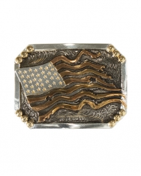 Crumrine Buckles® Men's Worn American Flag Buckle