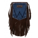 Wrangler® Ladies' Fringed Pocket Crossbody Purse