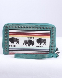 Ariat® Ladies' Buffalo Print Clutch