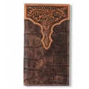 Ariat® Men's Rodeo Croc Print Wallet