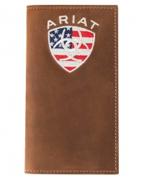 Ariat® Men's Rodeo Flag Logo Wallet