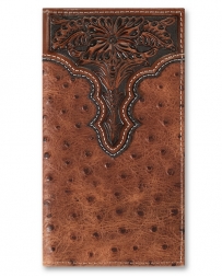 Ariat® Men's Rodeo Ostrich Print Wallet