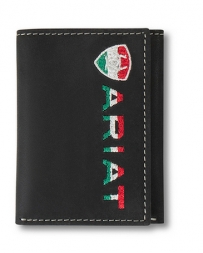 Ariat® Men's Trifold Mexican Flag Wallet