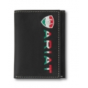 Ariat® Men's Trifold Mexican Flag Wallet