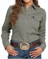 Cinch® Ladies' L/S Print Performance Shirt