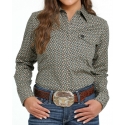 Cinch® Ladies' L/S Print Performance Shirt