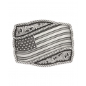 Montana Silversmiths® Waving Flag Buckle