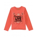 Wrangler® Girls' L/S Cowgirls Live Forever Tee