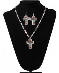 Blazin Roxx® Ladies' Filigree Cross Necklace Set