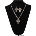 Blazin Roxx® Ladies' Filigree Cross Necklace Set