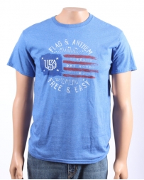 Flag & Anthem® Men's Free & Easy Flag Tee Royal