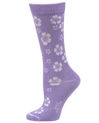 Boot Doctor® Ladies' Hibiscus Crew Sock