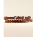 Twister 3/8" Leather Hat Band