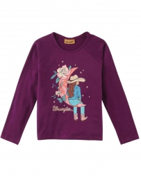 Wrangler® Girls' Moonlight Cowgirl Graphic Tee