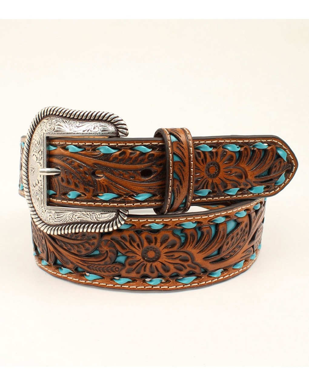 Nocona Belt Co.® Men's Buckstitch Inlay Belt - Fort Brands