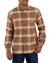 Carhartt® Men's RF Midweight LS Flannel Shirt - Big and Tall