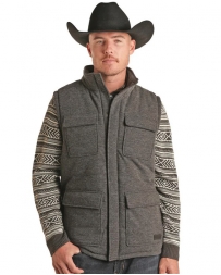 Rock & Roll Cowboy® Men's Knit Puffer Vest