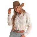 Rock and Roll Cowgirl® Ladies' Sheer Fringed Shirt