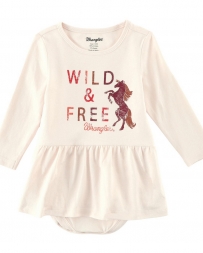 Wrangler® Girls' Inf/Tod Wild & Free Onesie