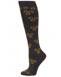 Boot Doctor® Ladies' Sunflower Over the Calf Socks