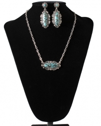 Blazin Roxx® Ladies' Turq/Silver Necklace Set