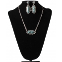 Blazin Roxx® Ladies' Turq/Silver Necklace Set