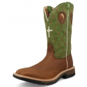 Twisted X® Men's Tech X 12" Boot Carmel/Green