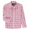 Wrangler® Boys' Wrinkle Resistant LS Plaid Snap