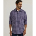 Wrangler® Men's Wrinkle Resistant LS Plaid Snap