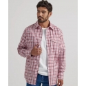 Wrangler® Men's Wrinkle Resistant LS Plaid Snap